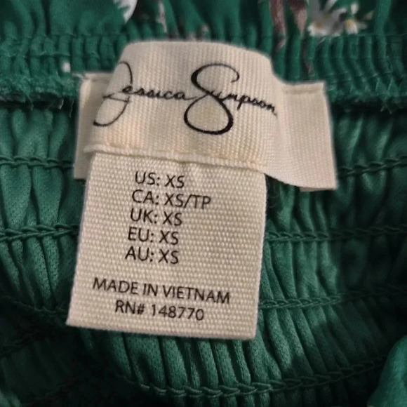 Floral Smocked Sundress with Button Details - Picture 12 of 13